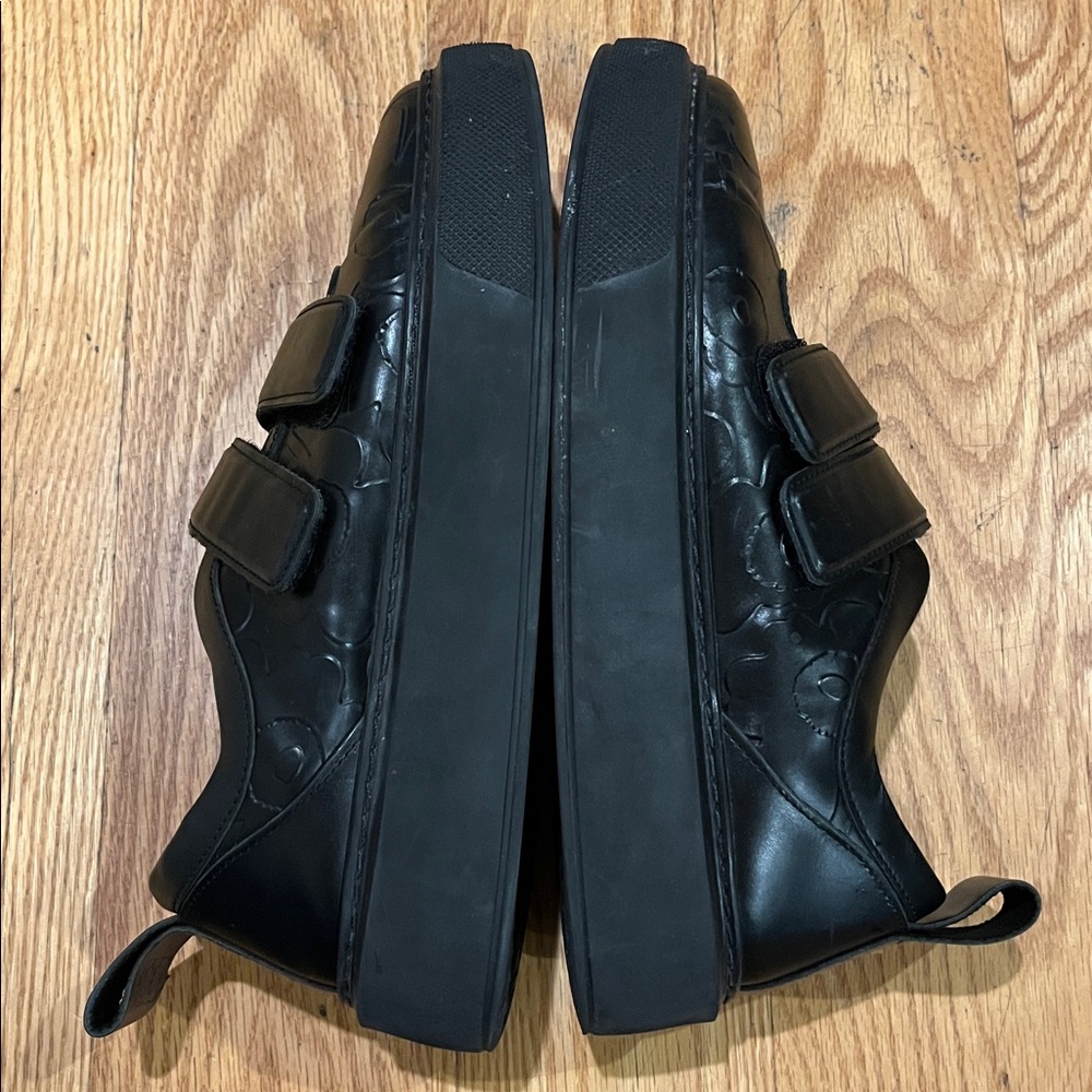 Marimekko Black Leather Rinnekedolla Sneakers - Picture 7 of 10